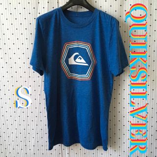 クイックシルバー(QUIKSILVER)のQSクイックシルバーUS限定プリントデザインTシャツ Ｓ(Tシャツ/カットソー(半袖/袖なし))