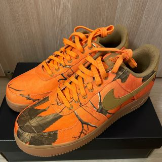 NIKE AIR FORCE 1 カモフラージュ　オレンジ(スニーカー)