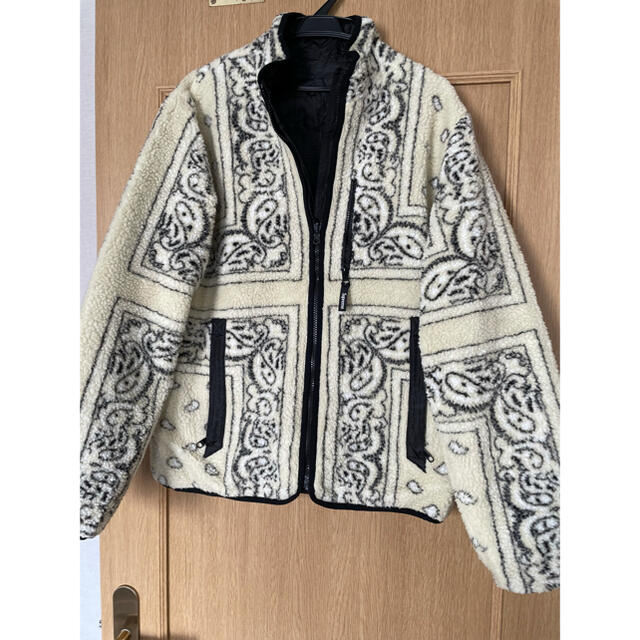 トラビススコットSupreme Reversible Bandana Fleece Jacket