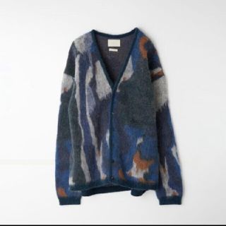 サンシー(SUNSEA)の【値下げ可】yoke 21aw ROTHKO JACQUARD CARDIGAN(カーディガン)