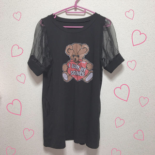 サンゴ(sango)の♡くまのロングTシャツとハートのサングラス♡J様専用(Tシャツ(半袖/袖なし))