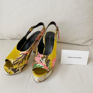 ドリスヴァンノッテン(DRIES VAN NOTEN)の【新品】DRIES VAN NOTEN / ジャガード チャンキーヒール(ハイヒール/パンプス)