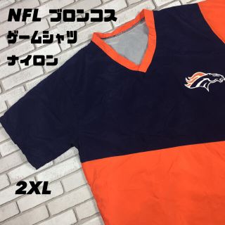 古着 NFL アメフト ブロンコス ゲームシャツ tシャツ オーバーサイズ(Tシャツ/カットソー(半袖/袖なし))