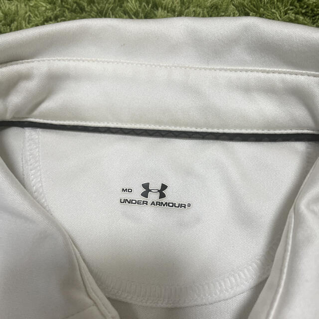 UNDER ARMOUR(アンダーアーマー)のアンダーアーマー　半袖ポロシャツ　ゴルフ　メンズMD  ホワイト メンズのトップス(ポロシャツ)の商品写真