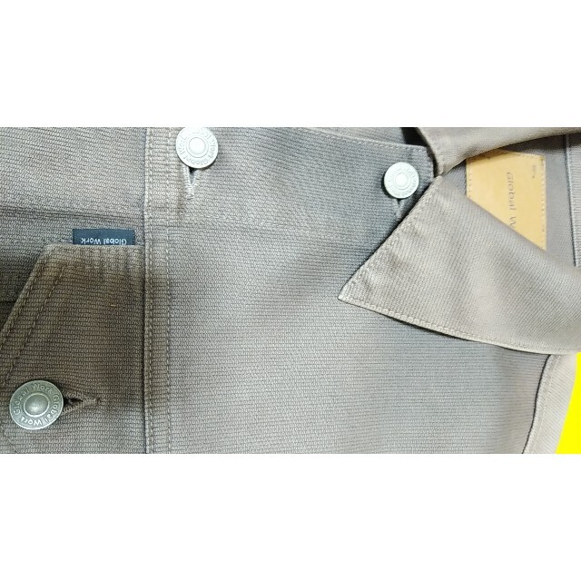 GLOBAL WORK(グローバルワーク)の🌟グローバルワーク　デニムGジャン日本製　グレー　Mサイズ メンズのジャケット/アウター(Gジャン/デニムジャケット)の商品写真