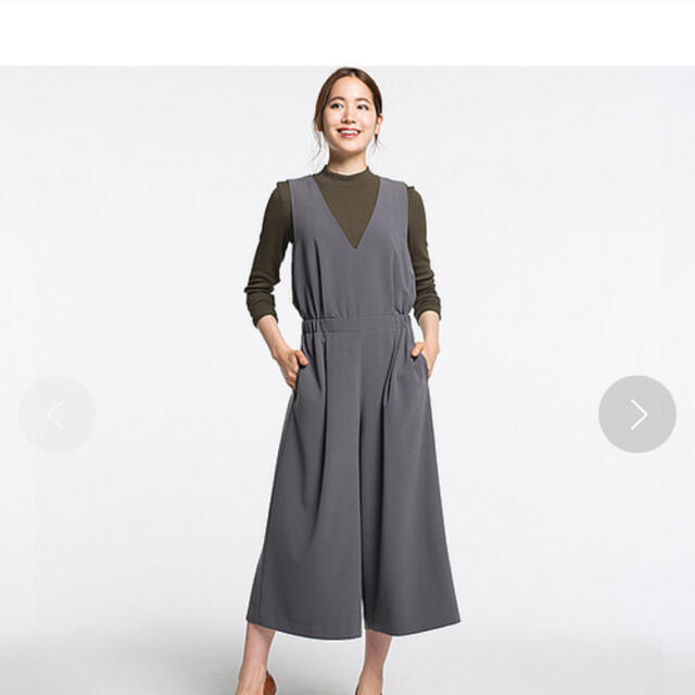 UNIQLO(ユニクロ)のUNIQLO サロペット レディースのパンツ(サロペット/オーバーオール)の商品写真