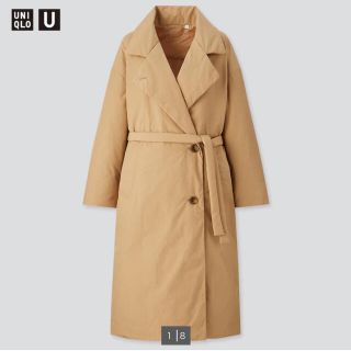 ユニクロ(UNIQLO)の【ユニクロユー】パデットコート(ベージュ)(ロングコート)