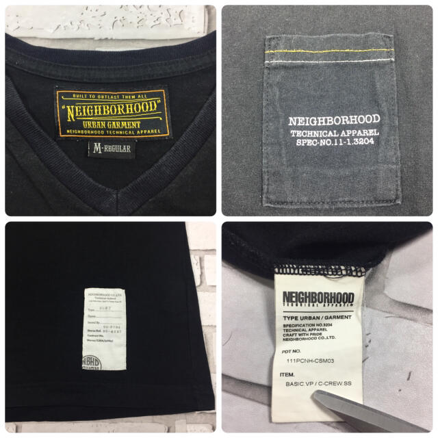 NEIGHBORHOOD(ネイバーフッド)の古着 NEIGHBORHOOD ネイバーフッド ロゴ tシャツ ポケT 裏原 黒 メンズのトップス(Tシャツ/カットソー(半袖/袖なし))の商品写真