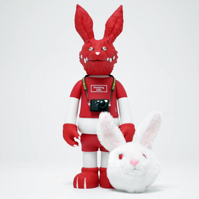 #FR2 × T9G コラボレーションフィギュア 赤白二体セット ソフビ人形 ハンドメイドのおもちゃ(フィギュア)の商品写真