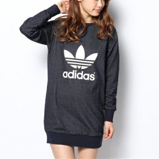 アディダス(adidas)のま様専用adidas♡トレーナーワンピ(トレーナー/スウェット)