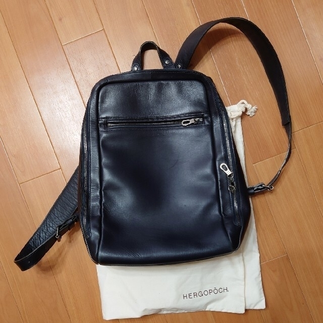 HERGOPOCH(エルゴポック)の【mf様専用】HERGOPOCH オールレザーバックパック MG-BP メンズのバッグ(バッグパック/リュック)の商品写真