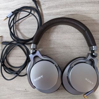 ソニー(SONY)のSONY ヘッドホン MDR-1A シルバー/ブラウン(ヘッドフォン/イヤフォン)