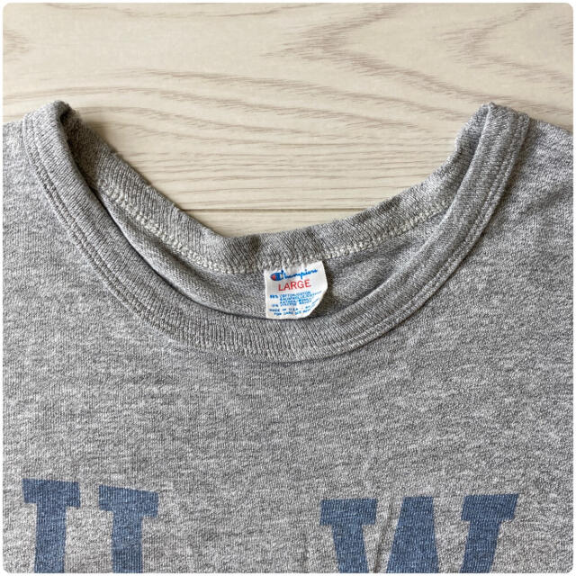 Champion 染み込みプリント Tシャツ の通販 by りっきー710's shop|チャンピオンならラクマ - LTY様専用80s champion トリコタグ 爆買い人気