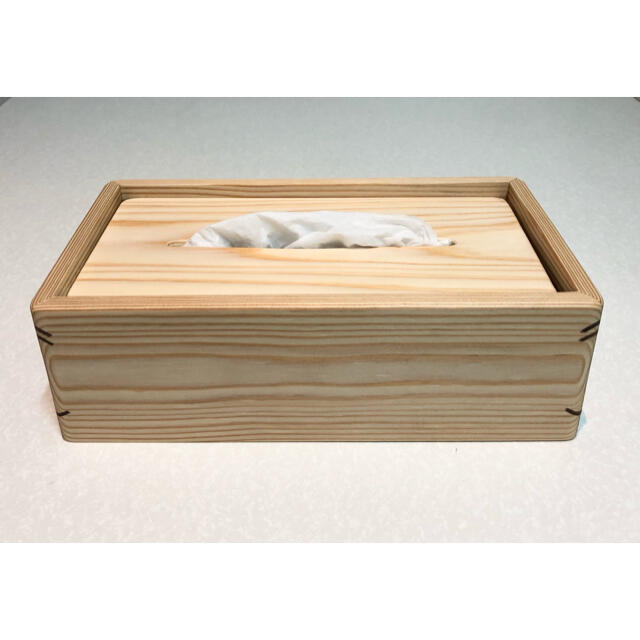 ⑧ 国産杉 木製 ティッシュ ケース ボックス ⑧ インテリア/住まい/日用品のインテリア小物(ティッシュボックス)の商品写真