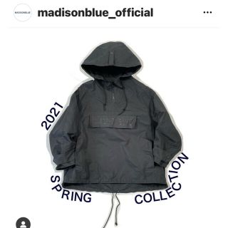 マディソンブルー(MADISONBLUE)のMADISON BLUE マディソンブルー希少‼︎LOGOが可愛いアノラック(ナイロンジャケット)