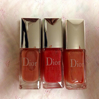 クリスチャンディオール(Christian Dior)のDior ネイルポリッシュ3点 新品！(ネイルケア)
