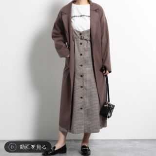 ミスティウーマン(mysty woman)の♡タグ付き　新品♡mysty woman 前ボタンナロージャンスカ(ロングスカート)