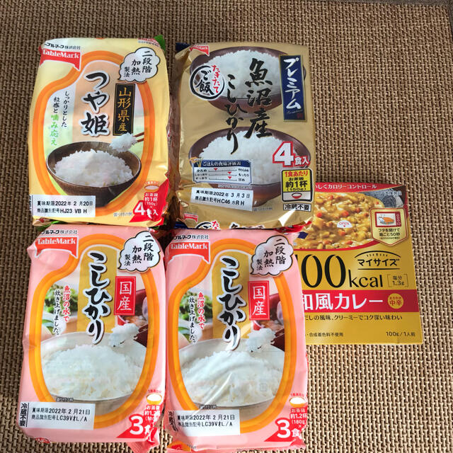 【とも様専用】JT優待　パックご飯（14食分）おまけ付き 食品/飲料/酒の加工食品(レトルト食品)の商品写真