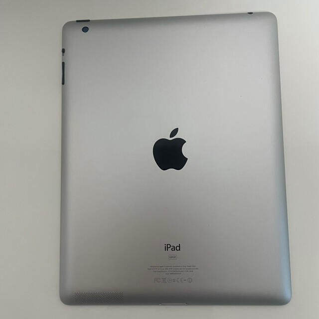Apple(アップル)のiPad wifi A1416　64GB シルバー スマホ/家電/カメラのPC/タブレット(タブレット)の商品写真