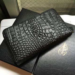 プレゼントケース付き❣️❣️長財布 メンズ ブラック(長財布)