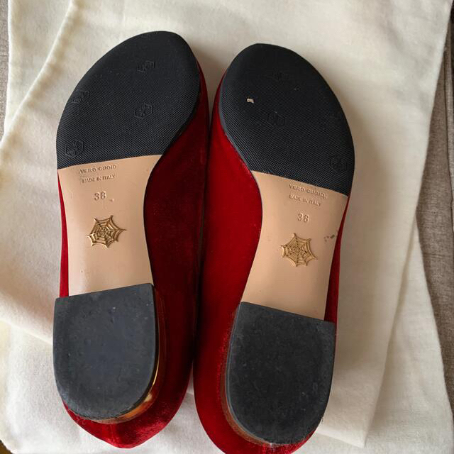 Charlotte Olympia(シャルロットオリンピア)の9月末まで❤️シャーロットオリンピア　スパイダー刺繍❤️定価97000 レディースの靴/シューズ(バレエシューズ)の商品写真