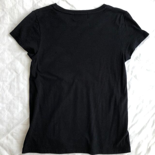Adam et Rope'(アダムエロぺ)のアダムエロペ  Tシャツ　半袖　黒 レディースのトップス(Tシャツ(半袖/袖なし))の商品写真