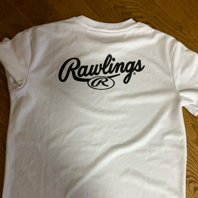 Rawlings(ローリングス)のローリングスＭサイズ白Tシャツ スポーツ/アウトドアの野球(ウェア)の商品写真