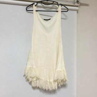 マウジー(moussy)の美品！ moussy レース チュニック タンクトップ(タンクトップ)