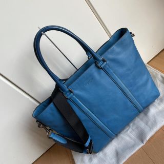 COACH - COACH コーチ 71734 メトロポリタン トートバッグ 中古 ブルー