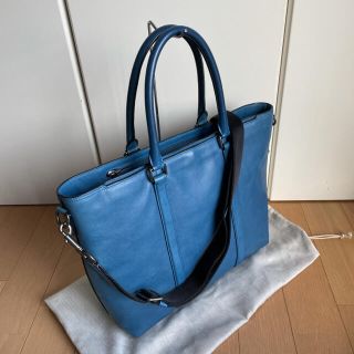 COACH - COACH コーチ 71734 メトロポリタン トートバッグ 中古 ブルー