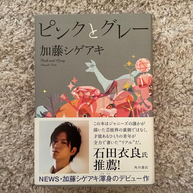 角川書店(カドカワショテン)のピンクとグレ－ （ハードカバー）美品 エンタメ/ホビーの本(その他)の商品写真