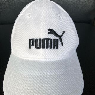 プーマ(PUMA)のPUMA 白キャップ　57〜60(帽子)