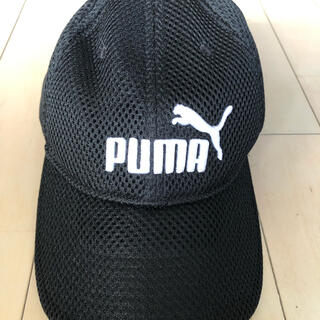 プーマ(PUMA)のPUMA黒キャップ　57〜60(帽子)