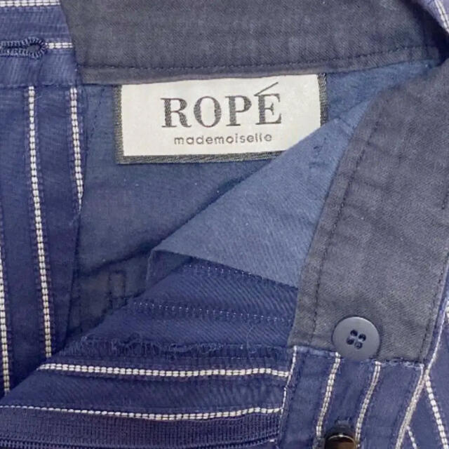 ROPE’(ロペ)のROPE ロペ ストライプ柄ワイドパンツ レディースのパンツ(カジュアルパンツ)の商品写真