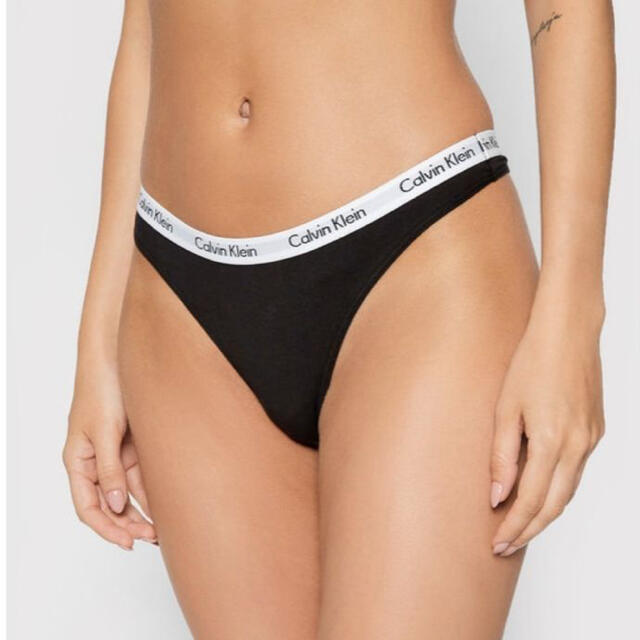 ck Calvin Klein(シーケーカルバンクライン)の❤️新品❤️カルバンクライン　レディースショーツ　Tバック　ブラック  レディースの下着/アンダーウェア(ショーツ)の商品写真