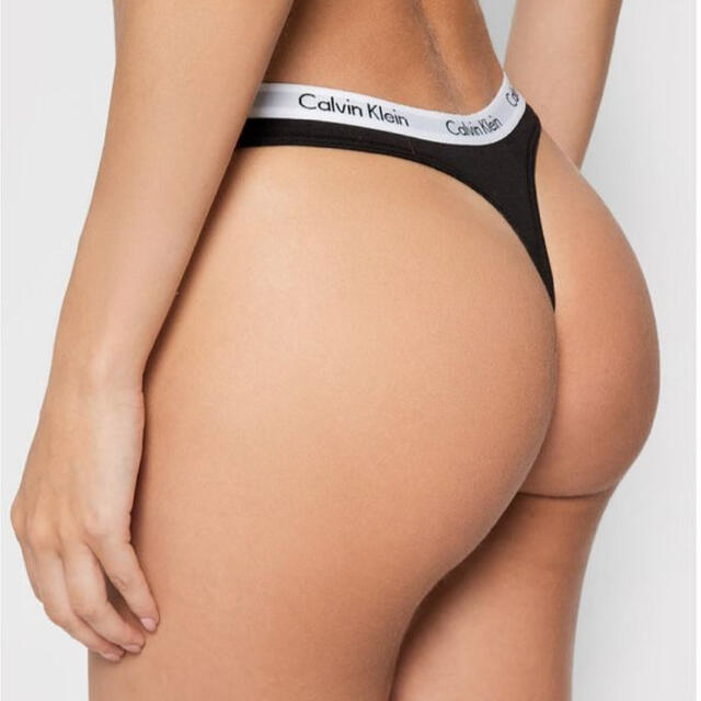 ck Calvin Klein(シーケーカルバンクライン)の❤️新品❤️カルバンクライン　レディースショーツ　Tバック　ブラック  レディースの下着/アンダーウェア(ショーツ)の商品写真