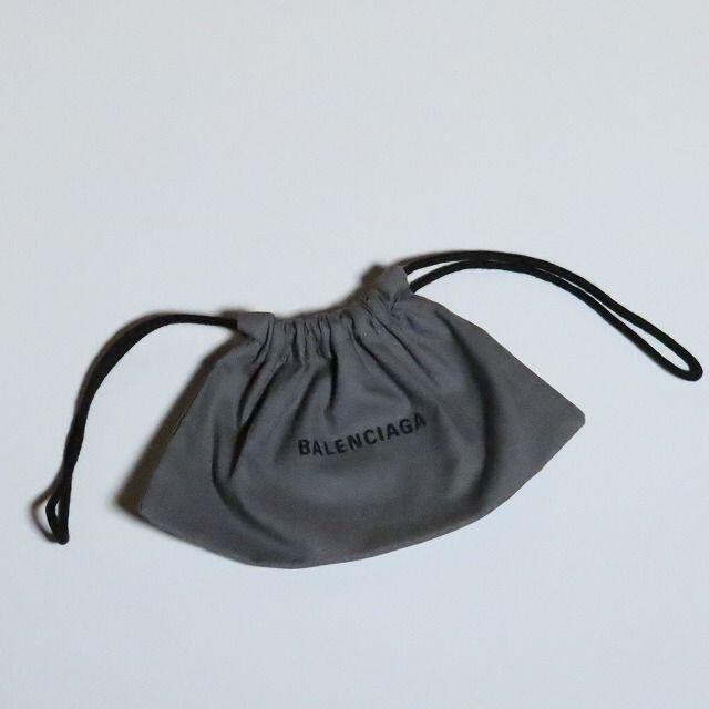 Balenciaga(バレンシアガ)のBalenciagaロゴ入り長方形巾着袋ミニバッグ小物アクセサリー収納ケース レディースのファッション小物(ポーチ)の商品写真