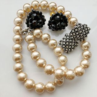 Retro・Vintage ＊ earring ＆ necklace 3set(イヤリング)