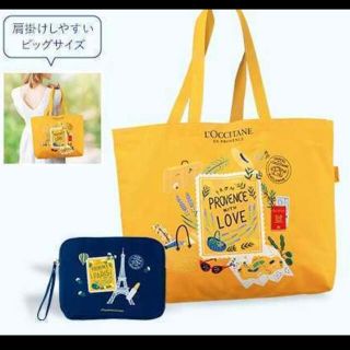 ロクシタン(L'OCCITANE)のロクシタン　ノベルティ　With Love  トート&ポーチ　セット(ノベルティグッズ)