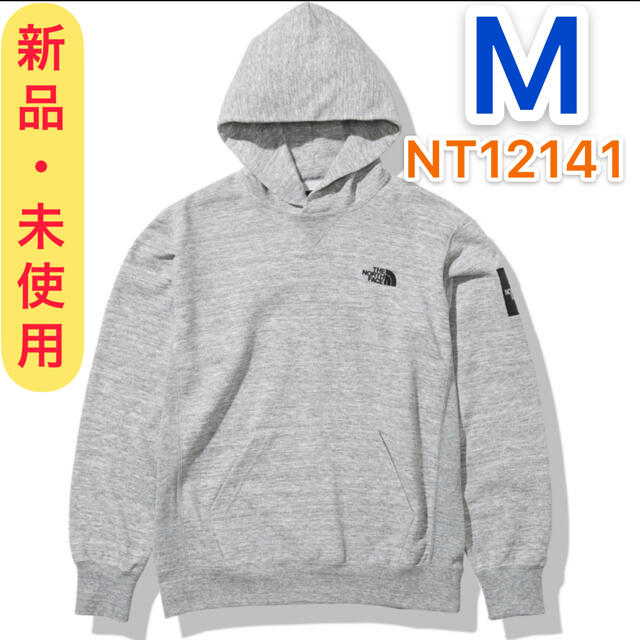 ※新品・未使用 ノースフェイス NT12141 M スクウェア ロゴ フーディー