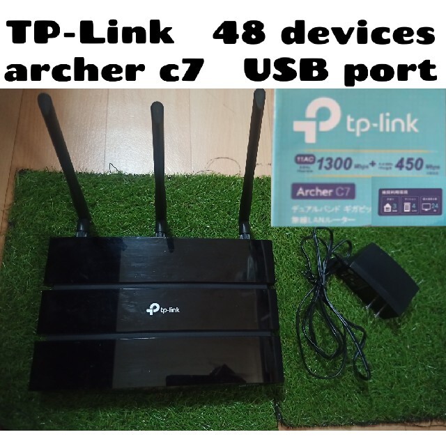 TP-Link 無線LANルーター　archer  C7 usb スマホ/家電/カメラのスマホ/家電/カメラ その他(その他)の商品写真