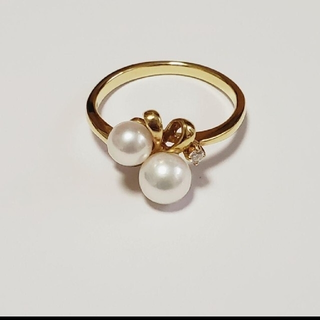 MIKIMOTO(ミキモト)の最終価格！ミキモトMIKIMOTOパールリング７号 レディースのアクセサリー(リング(指輪))の商品写真