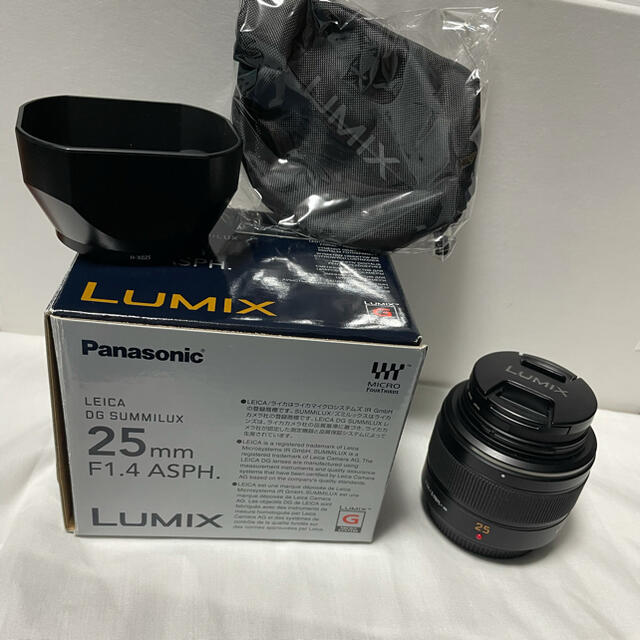 パナソニック LEICA 25mm f1.4 マイクロフォーサーズ スマホ/家電