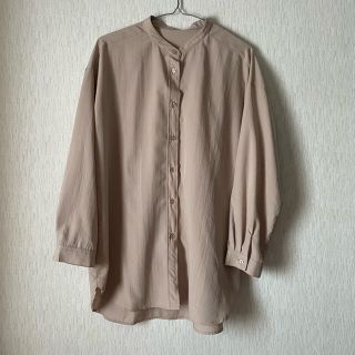 【値下げ】ベージュのシャツ(シャツ/ブラウス(長袖/七分))