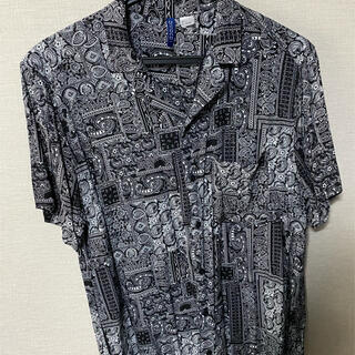 エイチアンドエム(H&M)のH&M  オープンカラーシャツ　半袖　柄(シャツ)