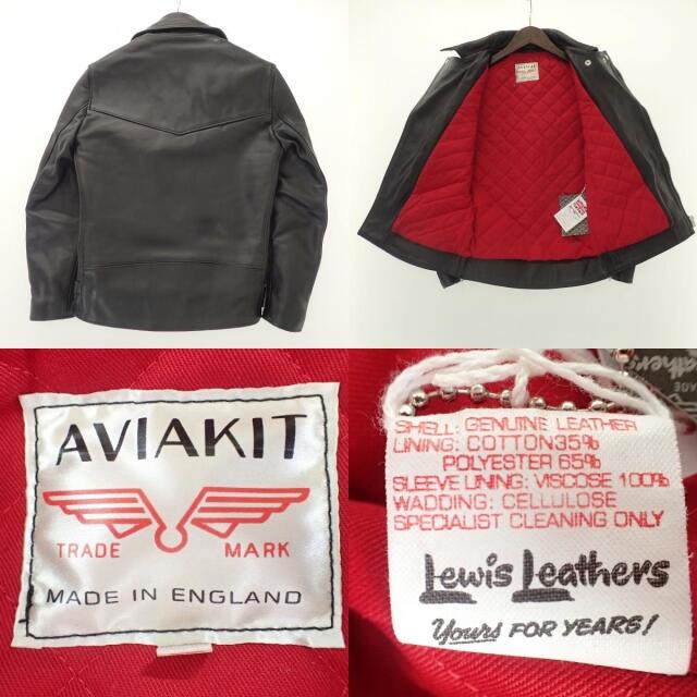 Lewis Leathers(ルイスレザー)のルイスレザー ジャケット 32 メンズのジャケット/アウター(ライダースジャケット)の商品写真