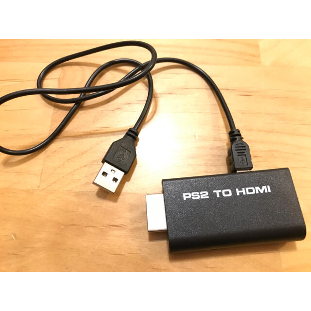 【数回使用のみ】PS2 to HDMI コンバーター 変換 アダプタ プレステ2 エンタメ/ホビーのゲームソフト/ゲーム機本体(家庭用ゲーム機本体)の商品写真