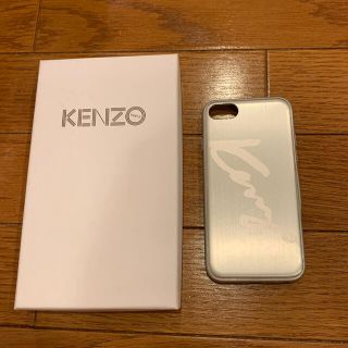 ケンゾー(KENZO)のKENZO iPhone7/8ケース　シルバー(iPhoneケース)