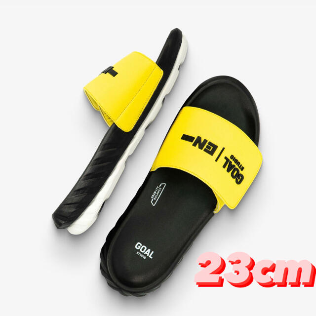 人気カラーの サンダル コラボ GOALSTUDIO ENHYPEN イエロー グッズ