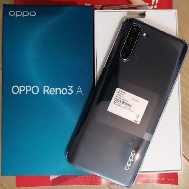 【新品未開封】OPPO Reno3A black simフリー